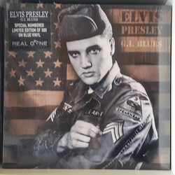Elvis Presley G.I. Blues remastered BLUE vinyl LP STEREO #d