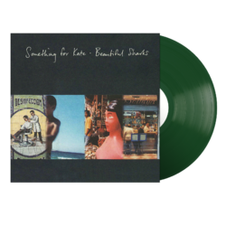Something For Kate Beautiful Sharks DARK GREEN vinyl LP