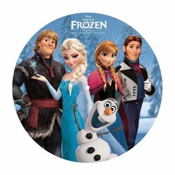 Disneys Frozen soundtrack limited edition picture disc vinyl LP 
