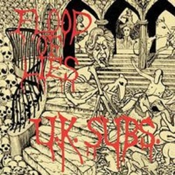 UK Subs Flood Of Lies ltd edition YELLOW vinyl 2 LP 
