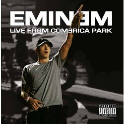 Eminem Live From Comercia Park WHITE vinyl 2 LP g/f sleeve