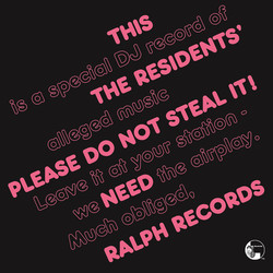 Residents Please Do Not Steal It MOV #d tour edition 180gm CLEAR vinyl LP 