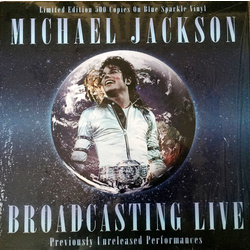 Michael Jackson Broadcasting Live blue vinyl LP