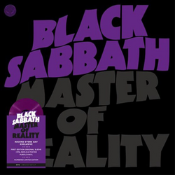 Black Sabbath Master Of Reality RSD #d PURPLE vinyl LP in Slim Box + poster 2021 Drop 2