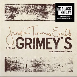 Justin Townes Earle Live At Grimey's BABY BLUE VINYL LP RSD BLACK FRIDAY 2023