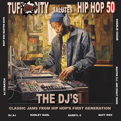 Various Artists Tuff City Salutes Hip Hop 50: The Dj Jams HALF RED/HALF BLUE VINYL 7INCH RSD BLACK FRIDAY 2023