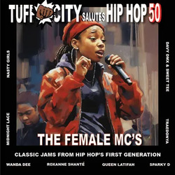 Various Artists Tuff City Salutes Hip Hop 50: The Female Mc'S HALF RED/HALF ORANGE VINYL 7INCH RSD BLACK FRIDAY 2023