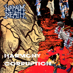 Napalm Death Harmony Corruption VINYL LP - COLURED BLUE RED MERGE RSD 2026 UPDATE 090226
