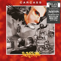 Carcass Swansong VINYL LP - COLOURED RED / YELLOW MERGE RSD BLACK FRIDAY 2026