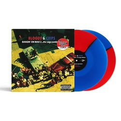 Bloods and Crips Bangin' On Wax 2...The Saga Continues VINYL 2LP - COLOURED BLUE RED RSD 2026 UPDATE 090226