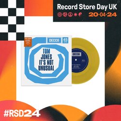 Tom Jones It'S Not Unusual COLOURED VINYL 7INCH RSD 2024 [update 20/2/24]