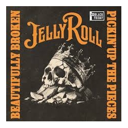 Jelly Roll Beautifully Broken PICKIN' UP THE PIECES VINYL LP - COLOURED TEQUILA SUNRISE BLACK FRIDAY RSD 2025