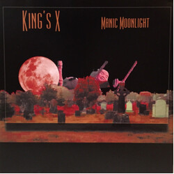 King's X Manic Moonlight (Neon Orange Vinyl/Hand Numbered) vinyl LP RSD 2021 drop 2