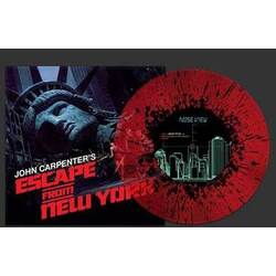 John Carpenter Escape From New York (main Theme) #d splattered RED / BLACK Vinyl 7" RSD 2022