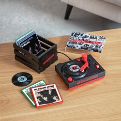 The Rolling Stones Mini Turntable plus 6 x Mini VINYL RSD 2026