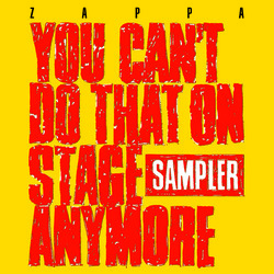 Frank Zappa You Can't Do That On Stage RSD Vinyl 2 LP gatefold