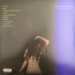 Summer Walker Last Day Of Summer + Clear Vinyl LP