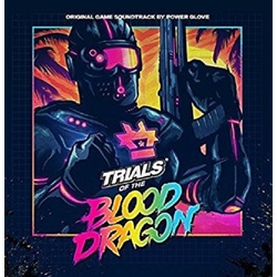 Power Glove Trials Of The Blood Dragon NEON PINK vinyl 2 LP + poster