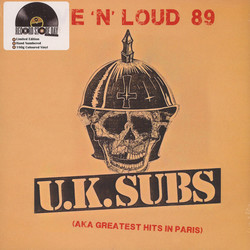 U.K. Subs Live N Loud 89 RSD RED vinyl LP #d 