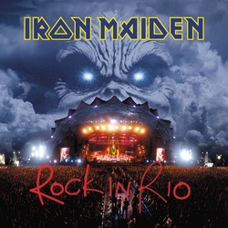 Iron Maiden Rock In Rio 2017 reissue vinyl 3 LP in tri-fold sleeve