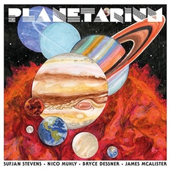 Sufjan Stevens Nico Muhly Bryce Dessner James McAlister ‎Planetarium vinyl 2 LP +dwnld