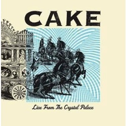 Cake Live From Crystal Palace limited edition Clear/Black Swirl vinyl LP