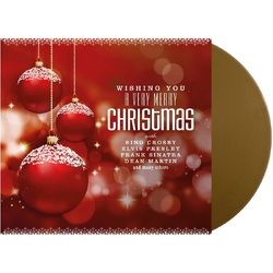 Various Artists Wishing You A Very Merry SOLID GOLD vinyl LP