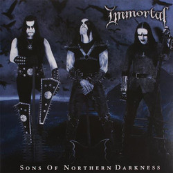 Immortal Sons Of Northern Darkness 2018 limited edition reissue black vinyl 2 LP g/f 