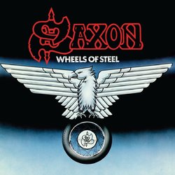 Saxon Wheels Of Steel 2018 limited reissue SWIRL vinyl LP