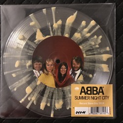 ABBA Summer Night City Clear RSD Yellow Splatter vinyl 7"