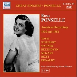 Rosa Ponselle American Recordings 1939 And 1954 CD