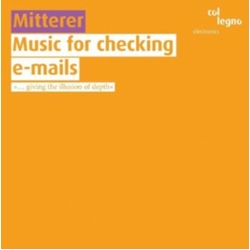 Mitterer Music For Checking e-mails "... Giving The Illusion Of Depth" CD