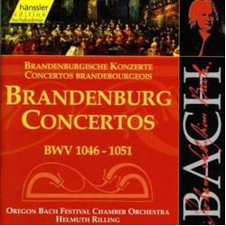 Johann Sebastian Bach & Helmuth Rilling & Oregon Bach Festival Chamber Orchestra Brandenburg Concertos BWV CD