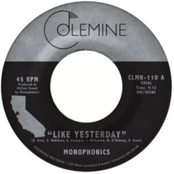 Monophonics & Destruments Like Yesterday / Freedom CLEAR VINYL 7"
