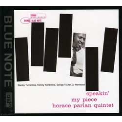 Horace Parlan Quintet Speakin' My Piece CD