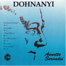 Ernó Dohnányi & Annette Servadei Complete Piano Music - Vol. 1 CD
