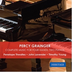 Penelope Thwaites Percy Grainger: Complete Music for Four HANDS. Two Pianos CD
