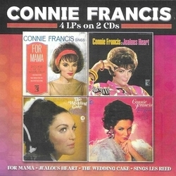 Connie Francis 4 LPs On 2 CDs 2 CD