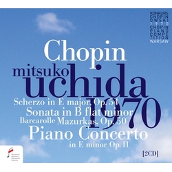 Uchida,Mitsuko & Warsaw Philharmonic Orchestra & Andrzej Markowski Fryderyk Chopin: Piano Concerto OP. 11 & Other Works (Mitsuko Uchida 1970) 2 CD