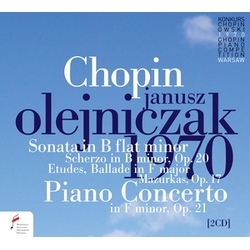 Olejniczak,Janusz & Warsaw Philharmonic Orchestra & Witold Rowicki Fryderyk Chopin: Piano Concerto OP. 21 & Other Works (Janusz Olejniczak 1970) CD