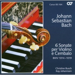 J. S. Bach & Christine Busch & Kay Johannsen 6 Sonate Per Violino E Cembalo CD