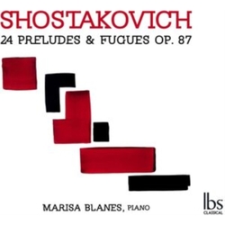 Shostakovich & Marisa Blanes 24 Preludes & Fugues Op. 87 CD