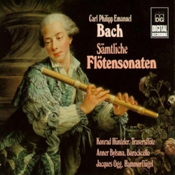 Konrad Hunteler; Anner Bylsma; C.P.E Bach Flute Sonatas Comp CD