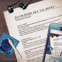 Lil Dicky Professional Rapper BABY BLUE VINYL 2 LP