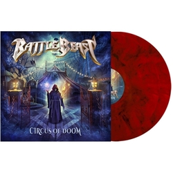 Battle Beast Circus Of Doom TRANSPARENT RED BLACK MARBLE VINYL 2 LP