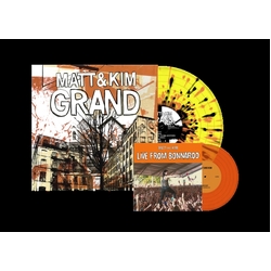 Matt & Kim Grand ORANGE BLACK SPLATTER VINYL 7"