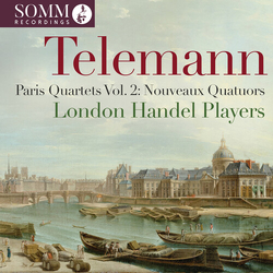 London Handel Players Telemann: Paris QRTS VOL. 2 - Nouveaux Quatuors CD