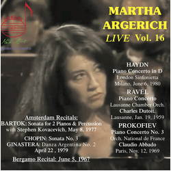 Bartok / Chopin / Orchestre National De France Martha Argerich Live Vol. 16 2 CD