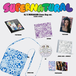 NewJeans NewJeans 'Supernatural' NJ X MURAKAMI (Cross Bag ver.) CD