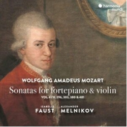Wolfgang Amadeus Mozart & Isabelle Faust & Alexander Melnikov Sonatas For Fortepiano & Violin Vol. 4 / K.296, 303, 380 & 481 CD